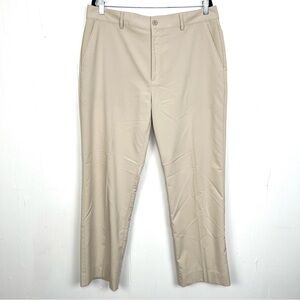 Under Armour Performance Pants Mens 36 Waist 30L Khaki Tan Golf Active 36x30